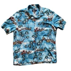 BOCA CLASSICS MEN’S Casual Button Up Hawaiian Shirt Size XL